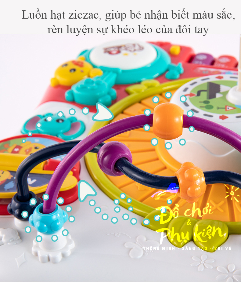 Bàn đồ chơi phát nhạc đa năng cho bé