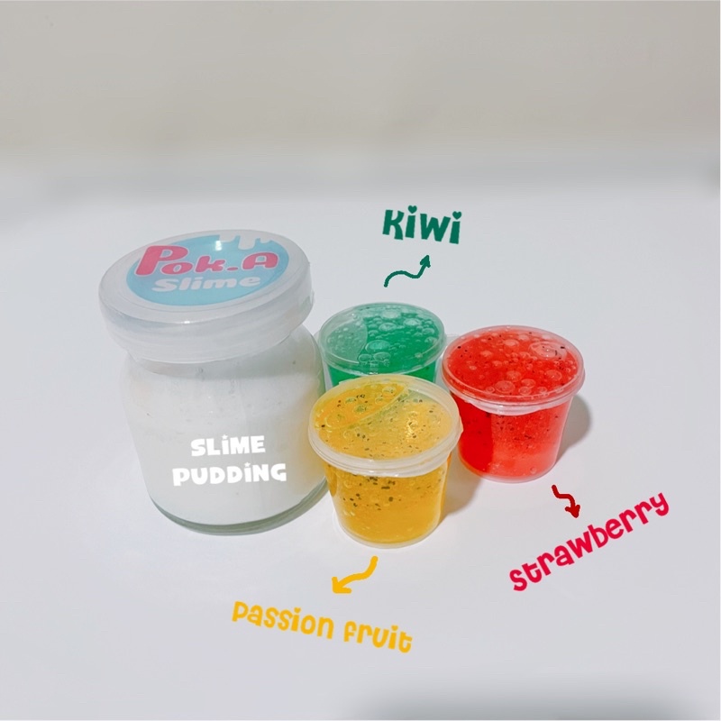 Slime Pudding trái cây (chất slime pudding jiggly)
