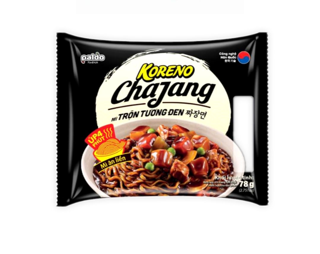 Mì trộn tương đen không cay Koreno gói 78g