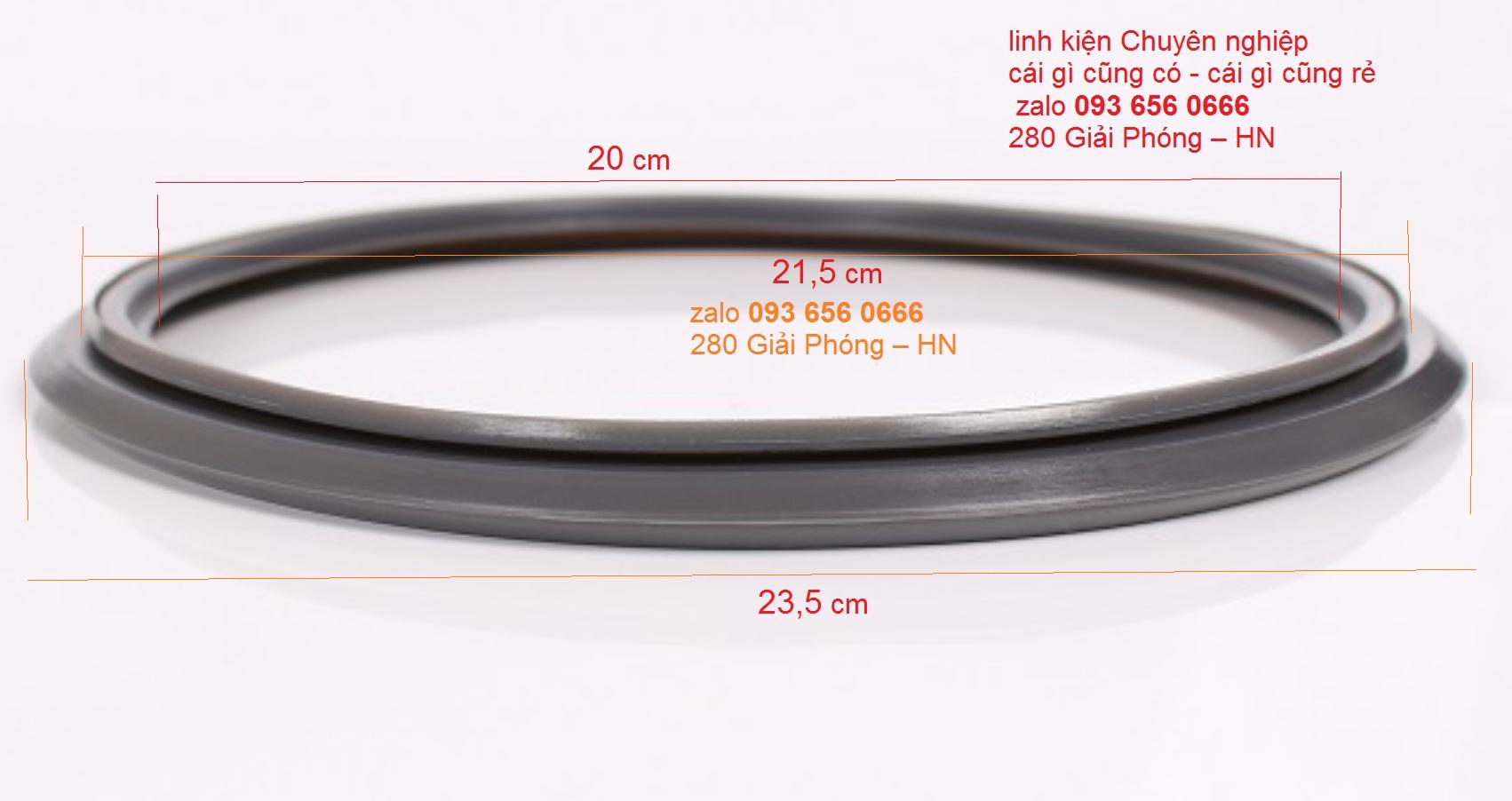 gioăng nồi cơm điện tử 23.5cm - gioăng nồi cơm