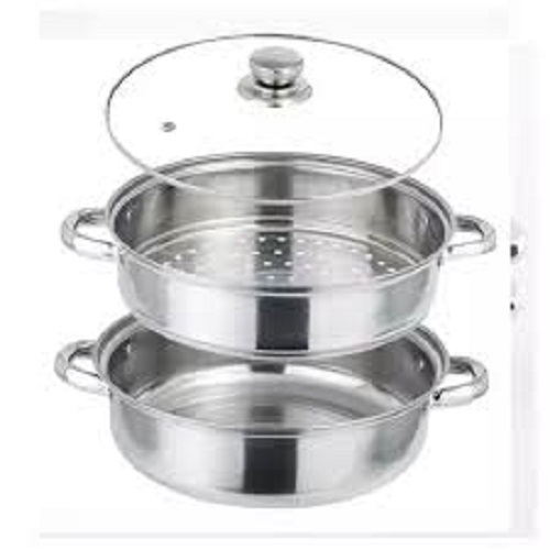 [HCM]Nồi hấp inox 2 tầng size 28 cm