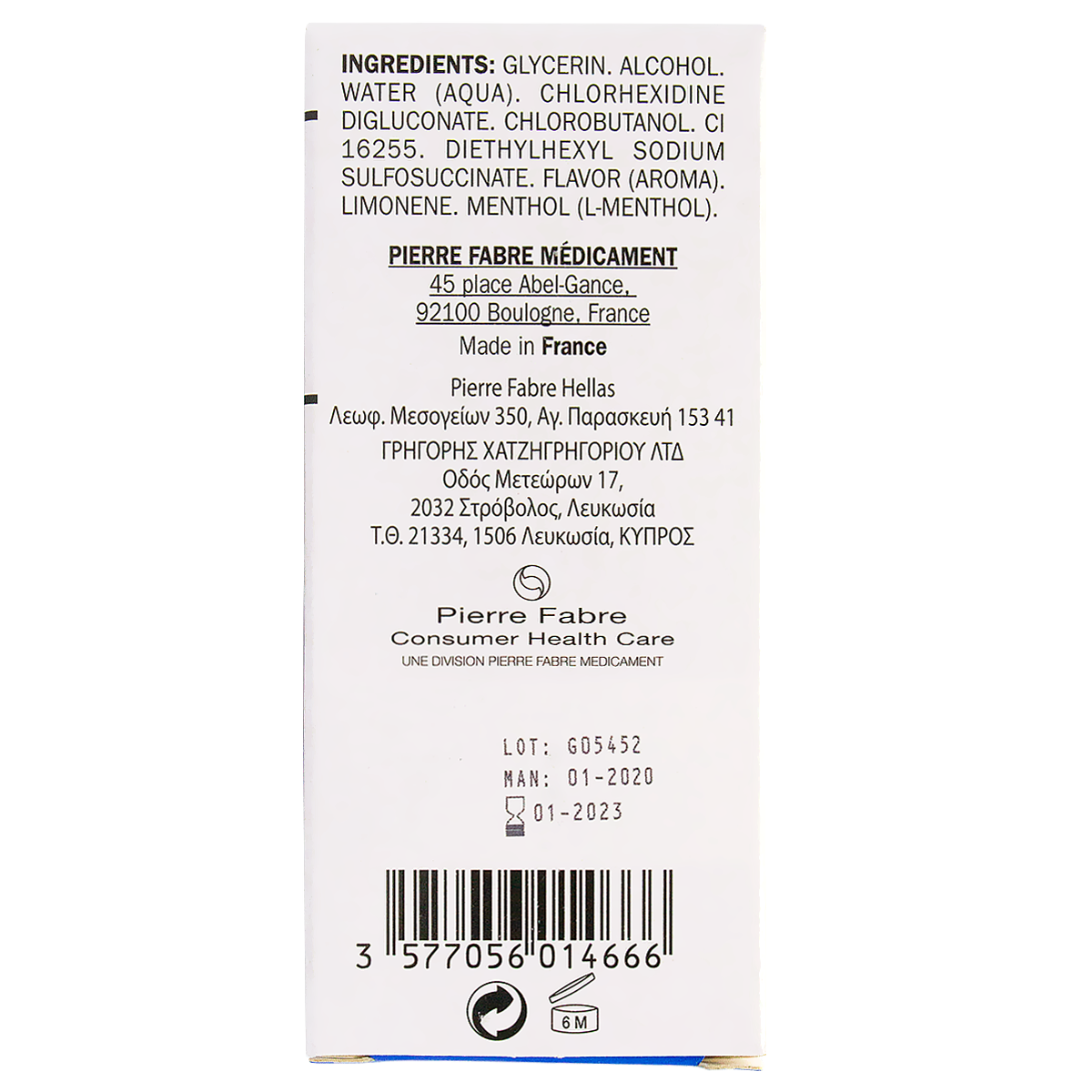 [HCM]Nước Súc Miệng Eludril Classis 90ml