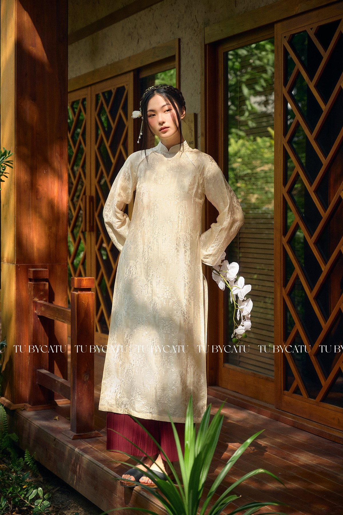 TUBYCATU | Áo Dài An Vĩ (KHÔNG KÈM QUẦN)