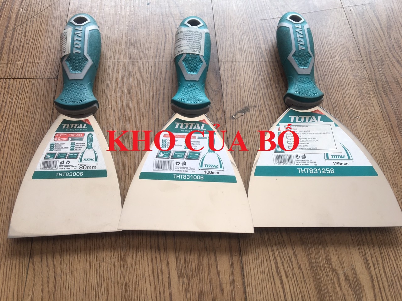 Bộ 3 bay sủi sơn 80mm,100mm,125mm total tht83806tht831006tht831256