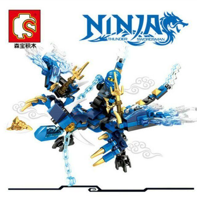 Lego senbao ninja rồng 8600 - 8603.
