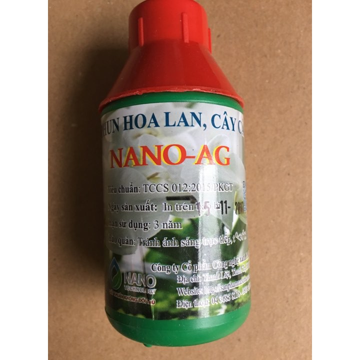 NANO BẠC đặc trừ phòng và trừ bệnh thối nhũn cho hoa lan