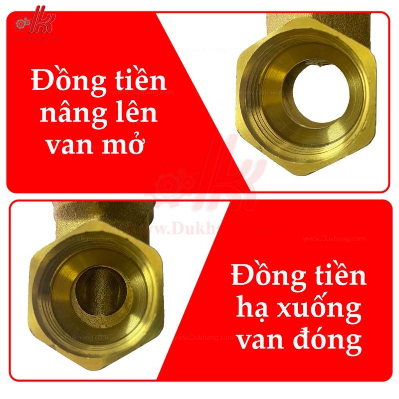 {Đủ mức ren} Van cửa đồng SANWA