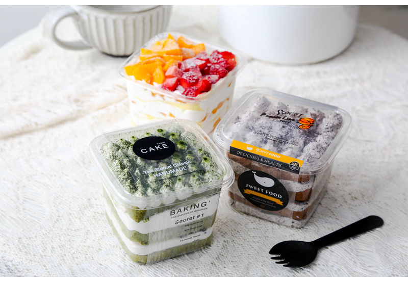 Hộp nhựa Mousse Vuông B10-8 (Lốc 50 Chiếc)