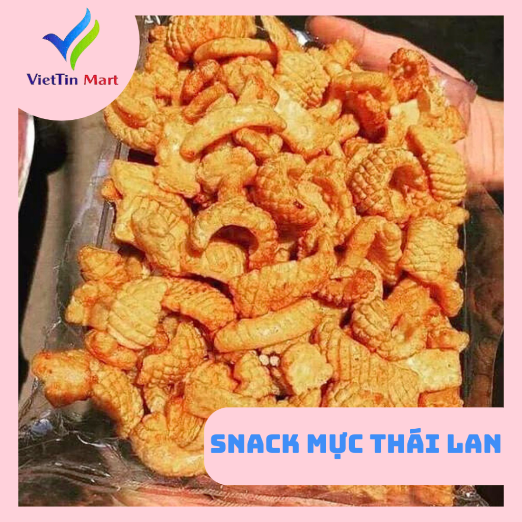 Snack Mực Thái Lan Gói 200G GIÒN RỤM