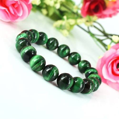 [GIÁ SỈ] VÒNG TAY CHUỖI HẠT ĐÁ MẮT HỔ XANH LÁ ĐỦ KÍCH THƯỚC HẠT TỪ 8 - 16MM. TẶNG DÂY SƠ CUA THEO YÊU CẦU CỦA KHÁCH HÀNG