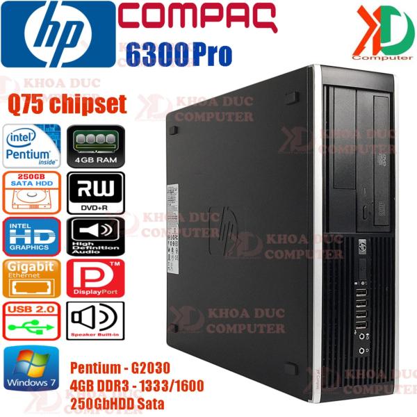 Máy Tính Đồng Bộ Siêu Bền HP Compaq 8300/6300Pro SFF / G2020/ 4Gb Ram/ 250Gb HDD Hàng Châu Âu