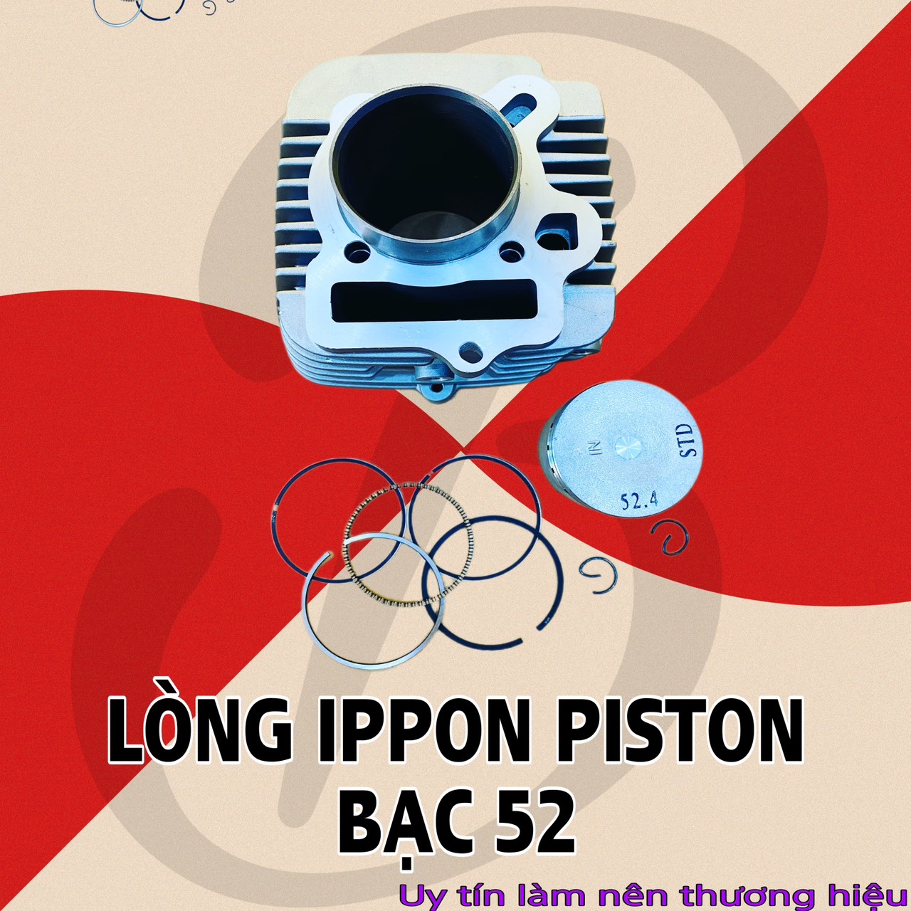 Lòng  IPPON 52 , 54 dài 78 dành cho wave / dream / 67/ cup/cd/cl