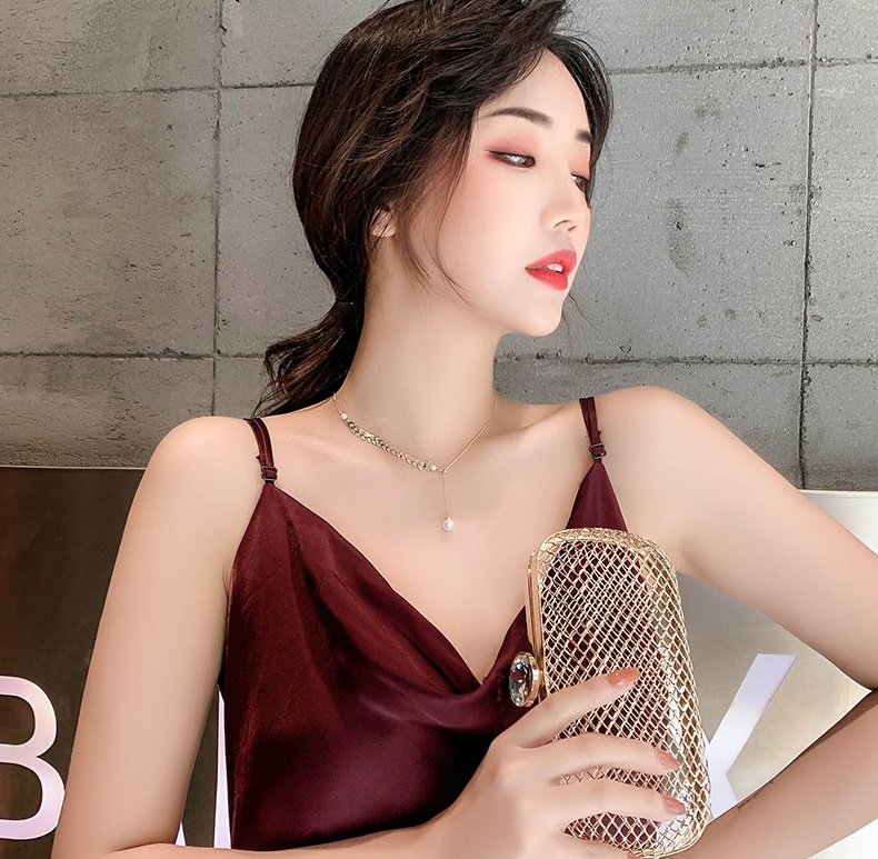 [HCM]Vòng cổ Bell Mew dãy lá đính hạt tròn cho cô nàng sành điệu - VC42