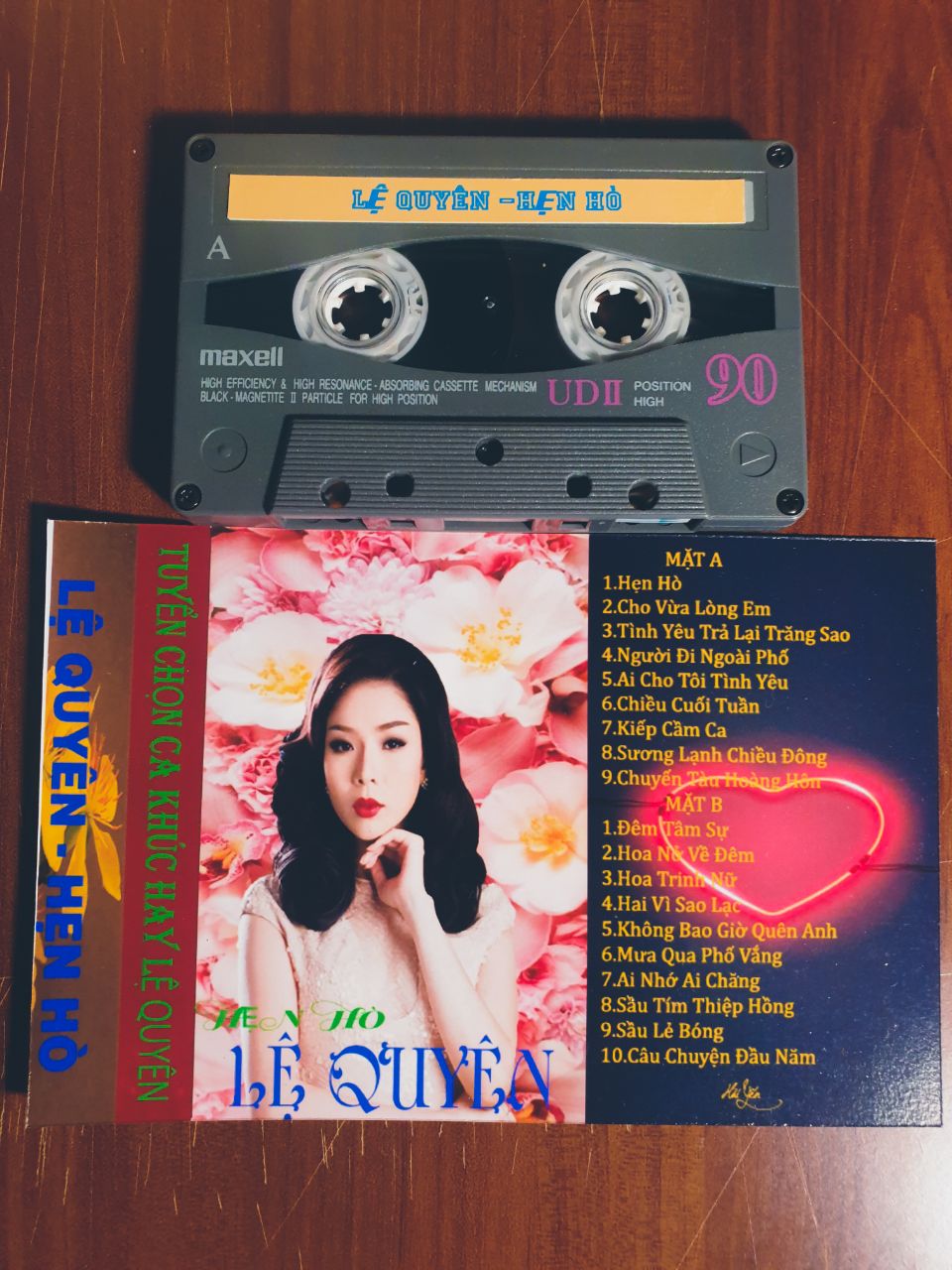 BĂNG CASSETTE LỆ QUYÊN HẸN HÒ