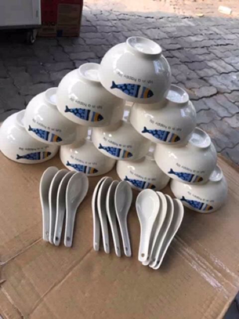 [HCM]Bộ chén sứ cao cấp hàng quà tặng dầu gội Head