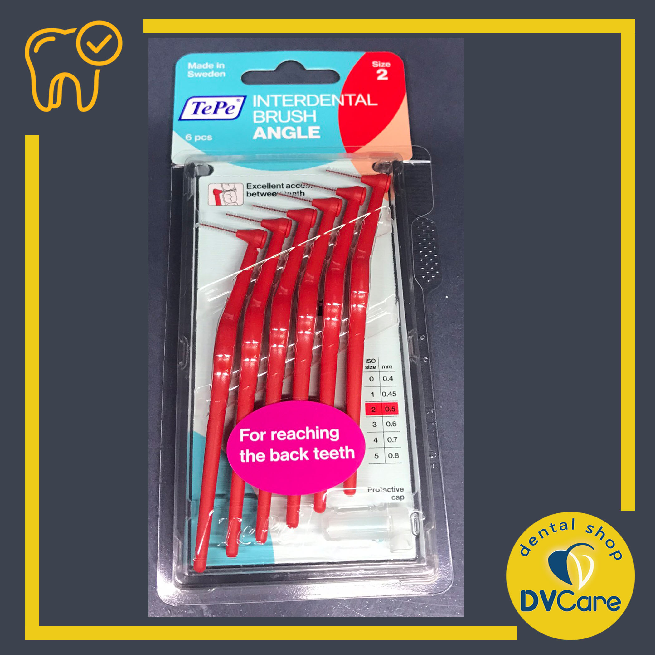 Bàn chải kẽ răng gập góc TEPE [dvcareshop]