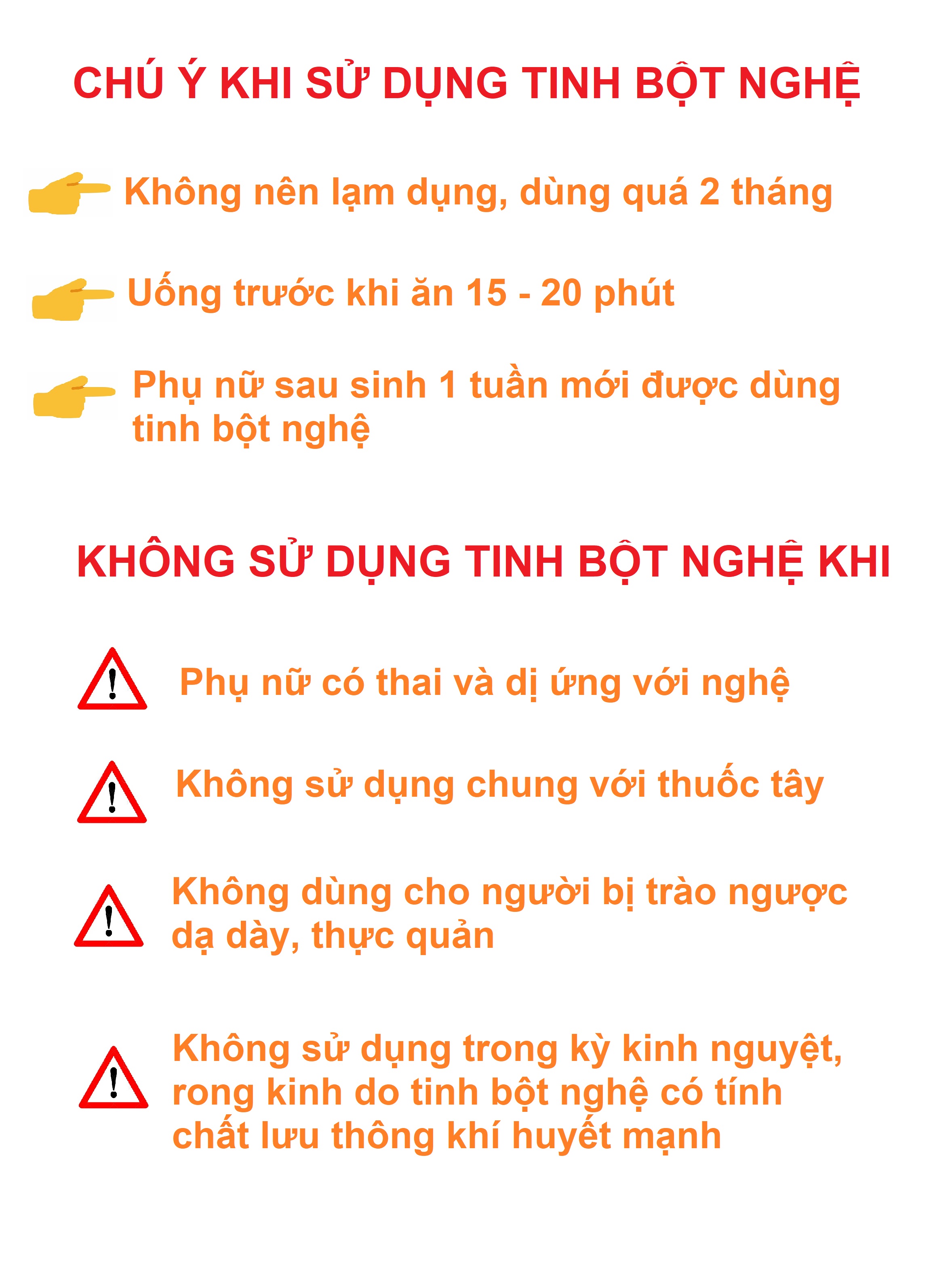 Tinh bột nghệ nguyên chất Vinafruits 500g