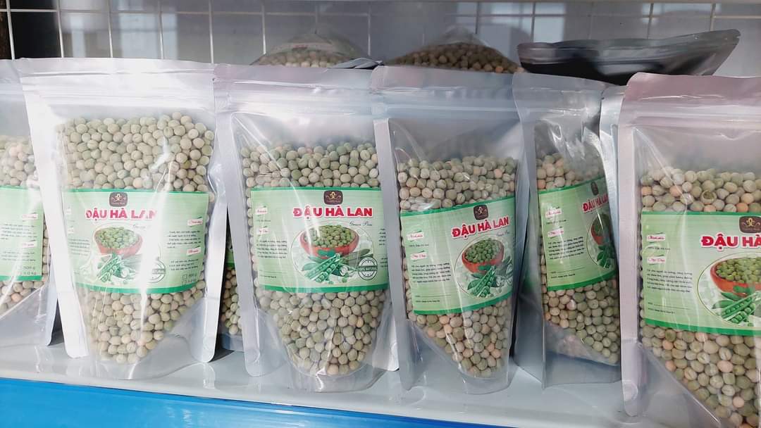 500GRAM ĐẬU HÀ LAN (HẠT SỐNG) (Hạt Dinh Dưỡng.Vn)
