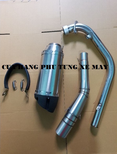 Pô AHM M3 kèm cổ 2 khúc gắn Wave, Dream, Sirius