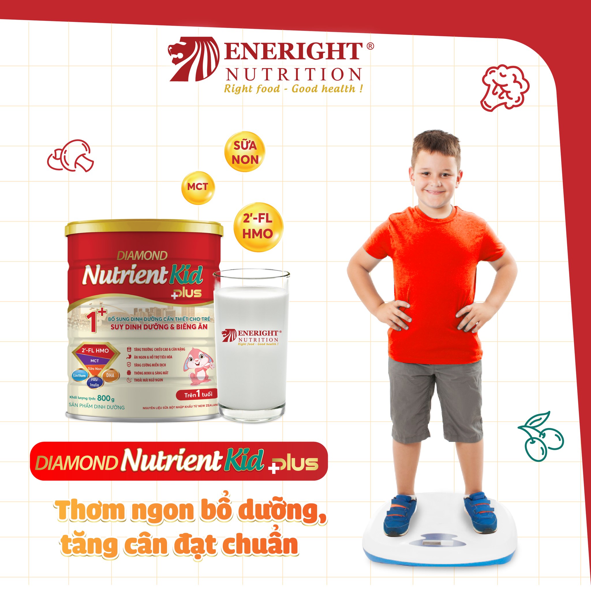 Sữa Nutrient Kid 1 +