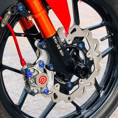 5 ốc gắn đĩa titan gr5 cao cấp gắn cho các dòng xe hiện nay kiểu proti ( nhận 5 ốc)