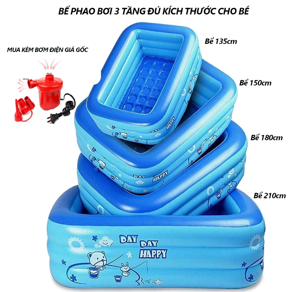  Hồ Bơi Trẻ Em Bể Bơi Cho Bé Hồ Bơi Khổng Lồ Hồ Bơi Cho Bé 3 Tầng Nhiều Kích Thước Hàng Loại 1 Dày Dặn Bể Bơi Phao Trẻ Em Với Người Lớn Bể Phao Bơi 3 Tầng Cao Cấp bán tại  VINEMART SG 