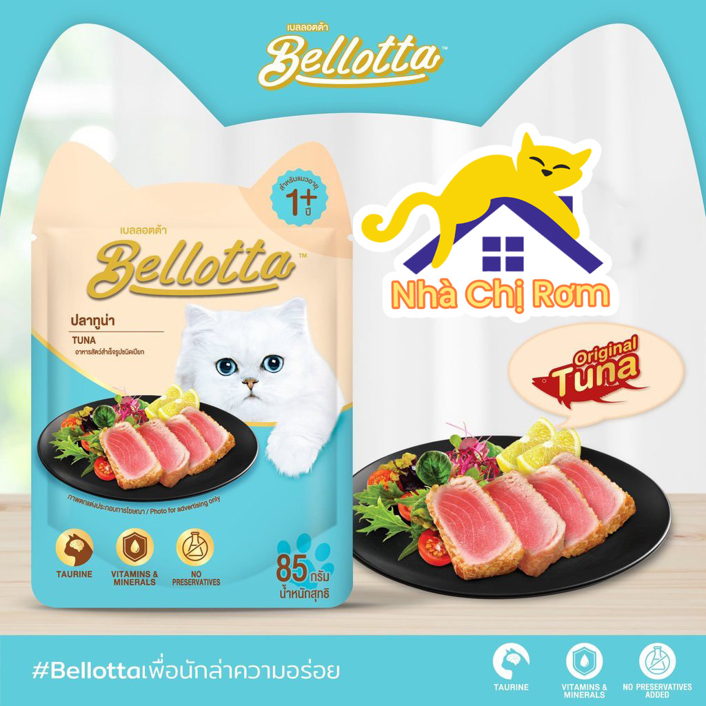 Pate Bellotta cho mèo gói 85g