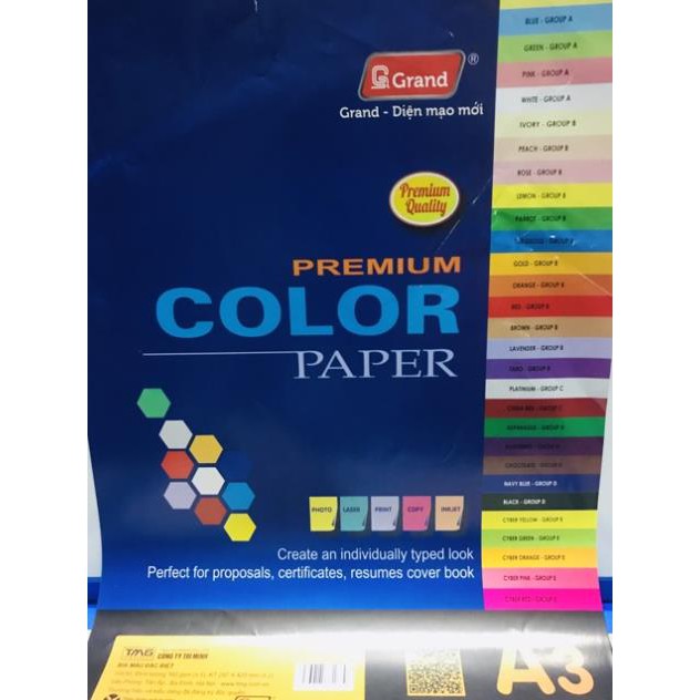 Giấy đen khổ tập 100 tờ