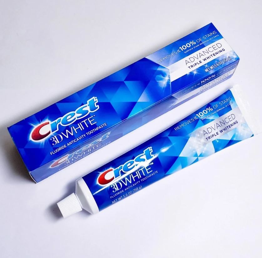 Kem Đánh Răng CREST 3D WHITE ADVANCED 147g