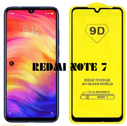 Xiaomi Redmi Note 7/note 7 pro Kính Cường Lực 9D Full Màn Hình Full Keo tặng keo chống hở mép
