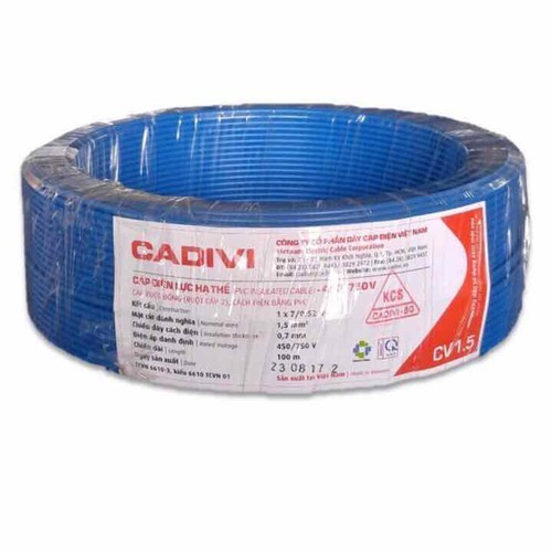 [HCM]Dây điện đơn 1.5 CADIVI 50 mét