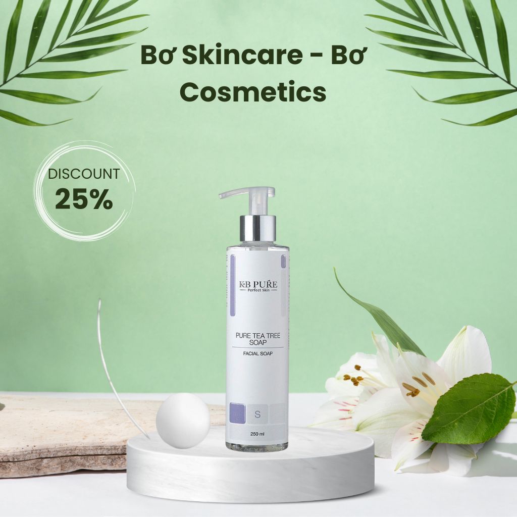 Sữa rửa mặt tràm trà kb pure tea tree soap