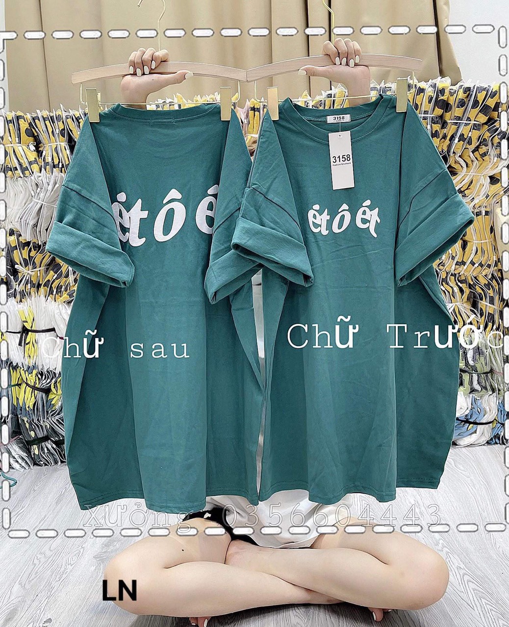Áo phông ét ô ét Chất cotton
