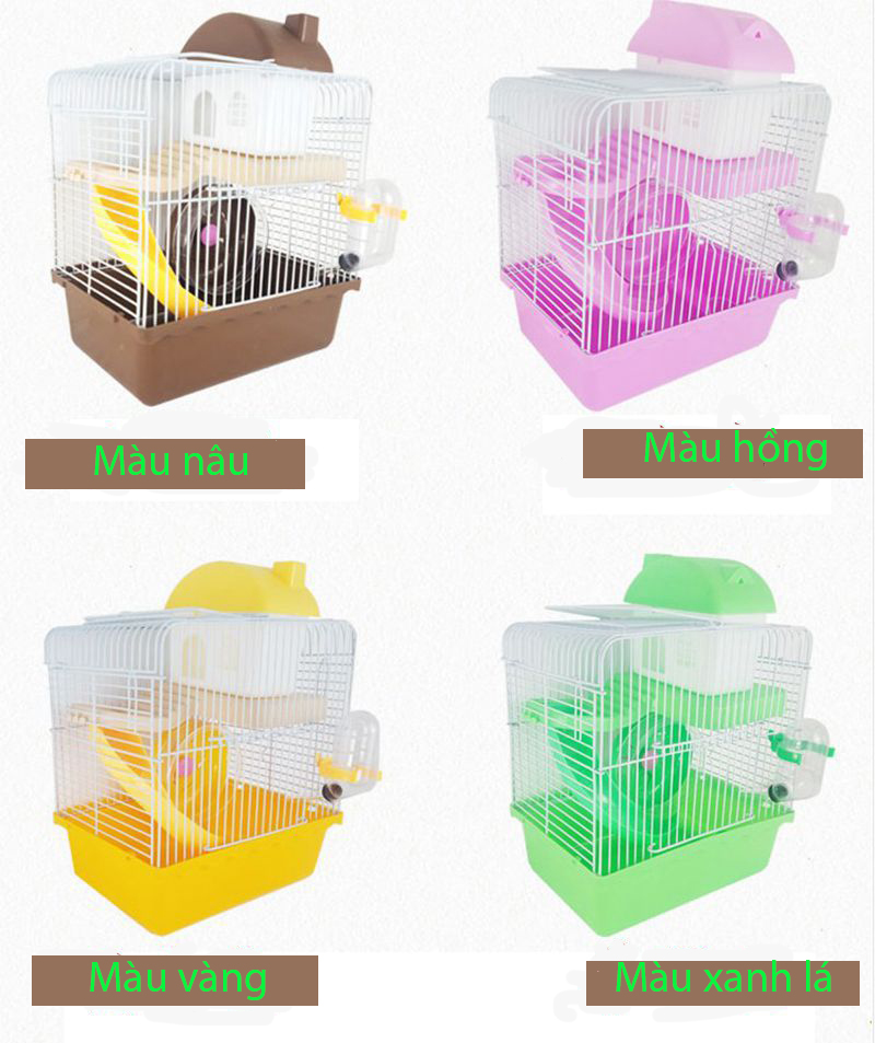 Lồng nuôi chuột hamster size lớn cao cấp🐁 [SIÊU RẺ]