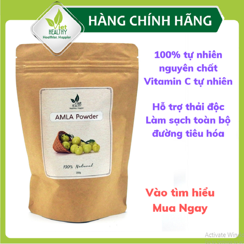 Bột Amla nguyên chất Viet Healthy 200gr