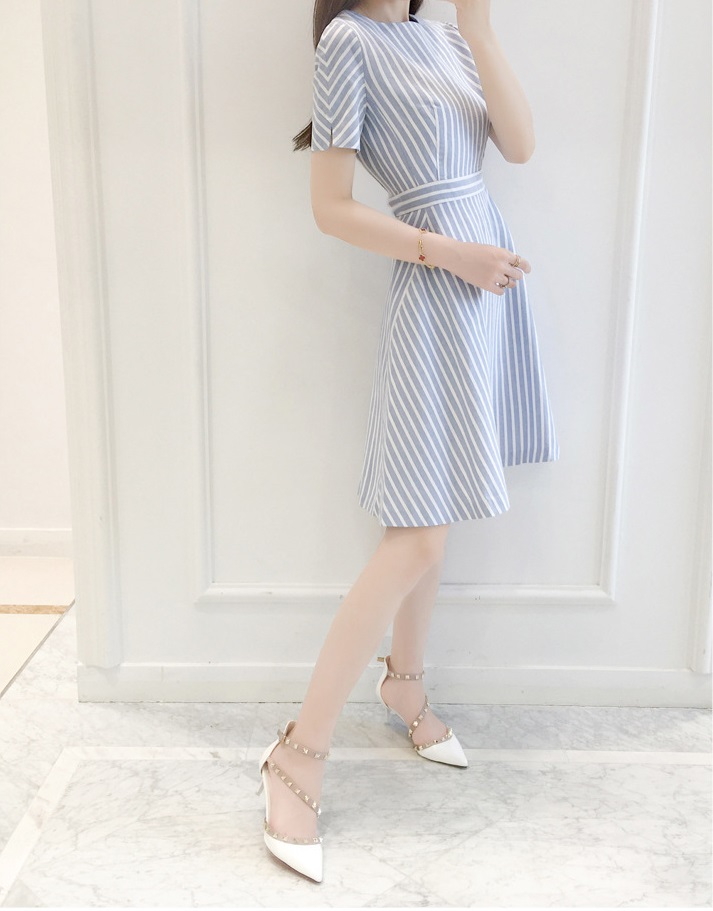 Đầm Thun Kẻ Sọc