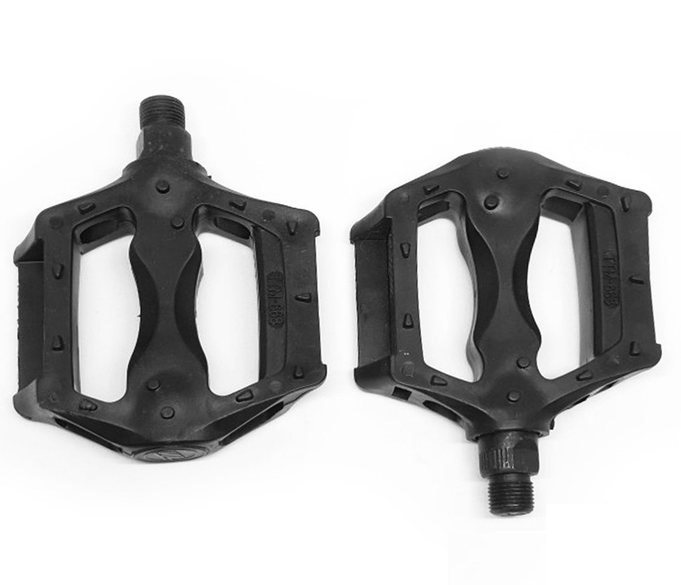 Pedal xe đạp nhựa - đen