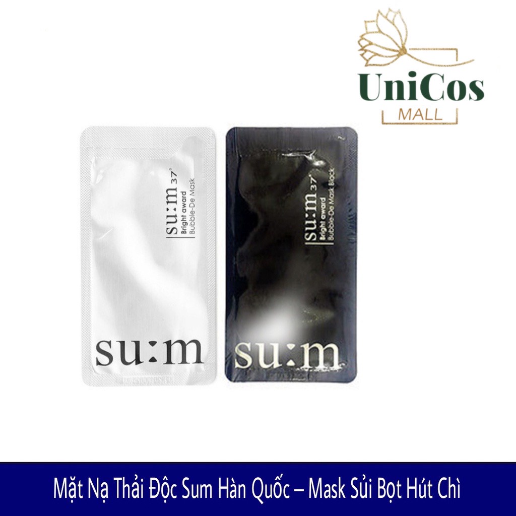 Mặt nạ sủi bọt SU:M37 BRIGHT AWARD BUBBLE-DE MASK