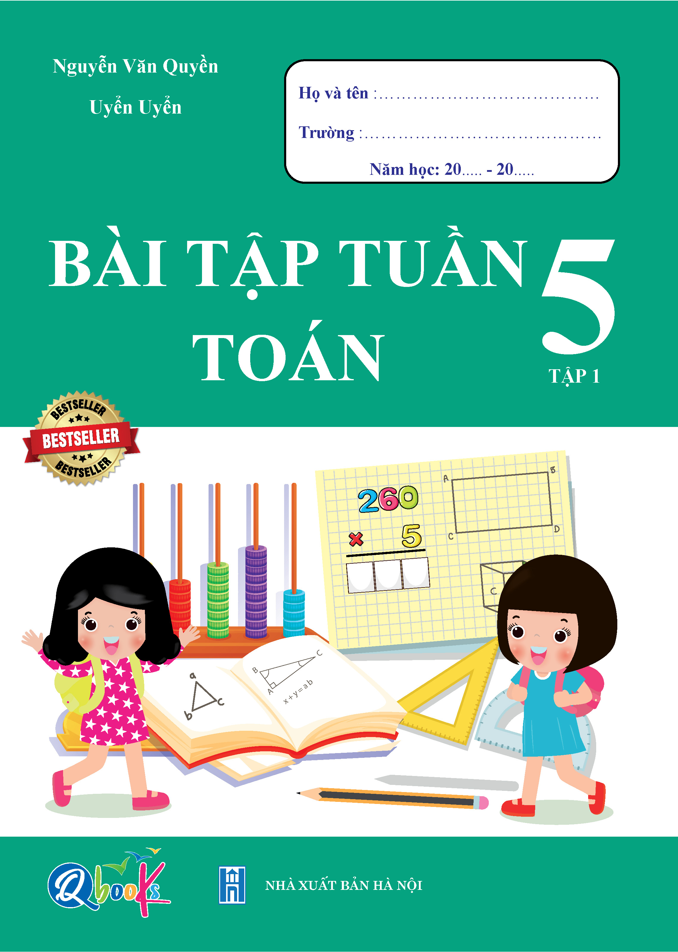 Combo Sách - Bài Tập Tuần Toán 5 Tập 1 + 2