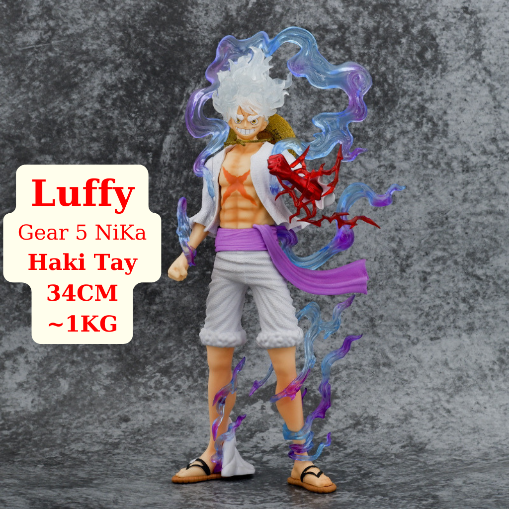 Mô Hình Luffy Gear 5 Tay Haki 34Cm Mô Hình One Piece Cao Cấp, Figure Mô Hình  Anmie One Piece Luffy Vua Hải Tặc | Lazada.Vn