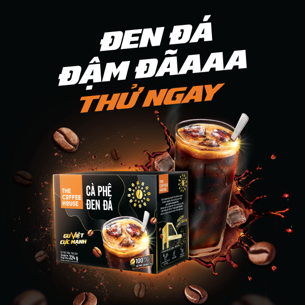 COMBO 2 Hộp cà phê đen đá The Coffee House (Hộp 14 gói x 16 g)