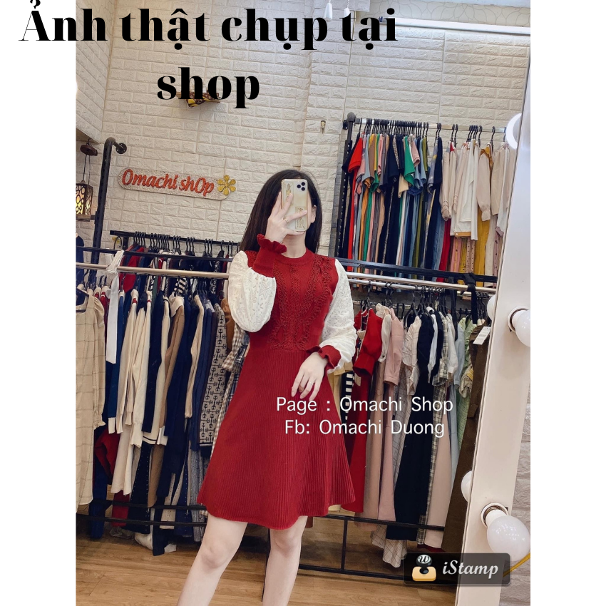 Váy len cao cấp Quảng Châu (ảnh thật clip thật quay cận chất len) Q6603