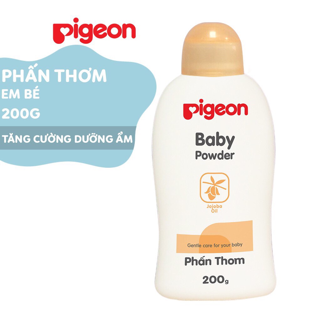 Phấn Thơm Em Bé Pigeon Nắp Vàng 200gr
