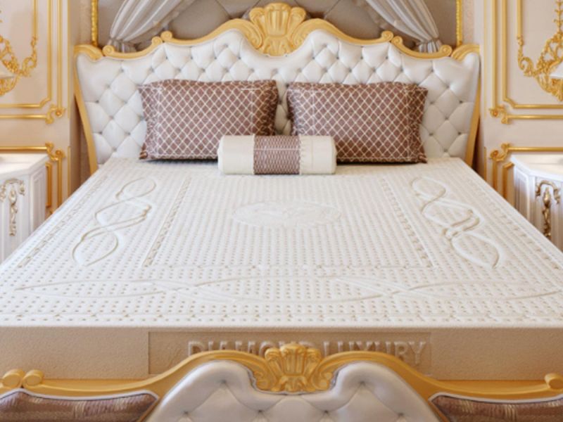 Đệm Cao Su Thiên Nhiên 100% Kim Cương Princess Diamond Luxury-XK-(Giao tại Hà Nội-Miền Bắc)