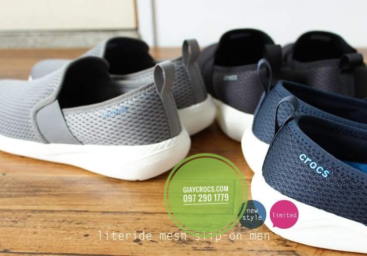 GIÀY VẢI CHUN CR.0CS- LITERIDE MESH SLIPON MẪU MỚI 2020