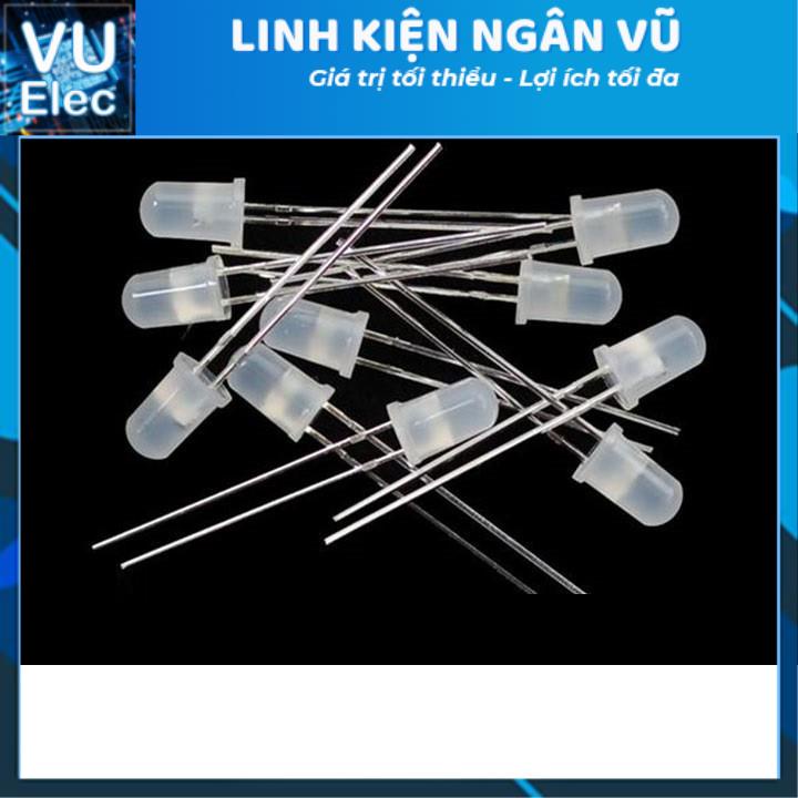 Led 5MM Xanh Dương Đục (10c)