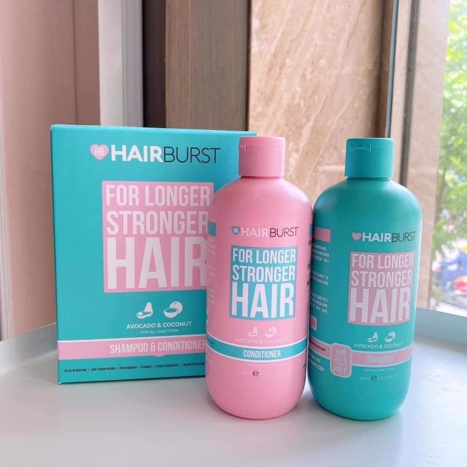Set Gội Xả Hairburst Kích Thích Mọc Tóc 350ml x 2