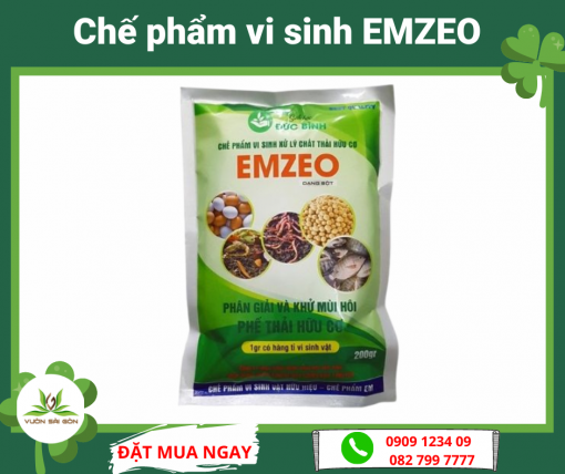 Chế phẩm vi sinh EMZEO Dùng ủ rác hữu cơ (Vườn Sài Gòn - Vuon Sai Gon)