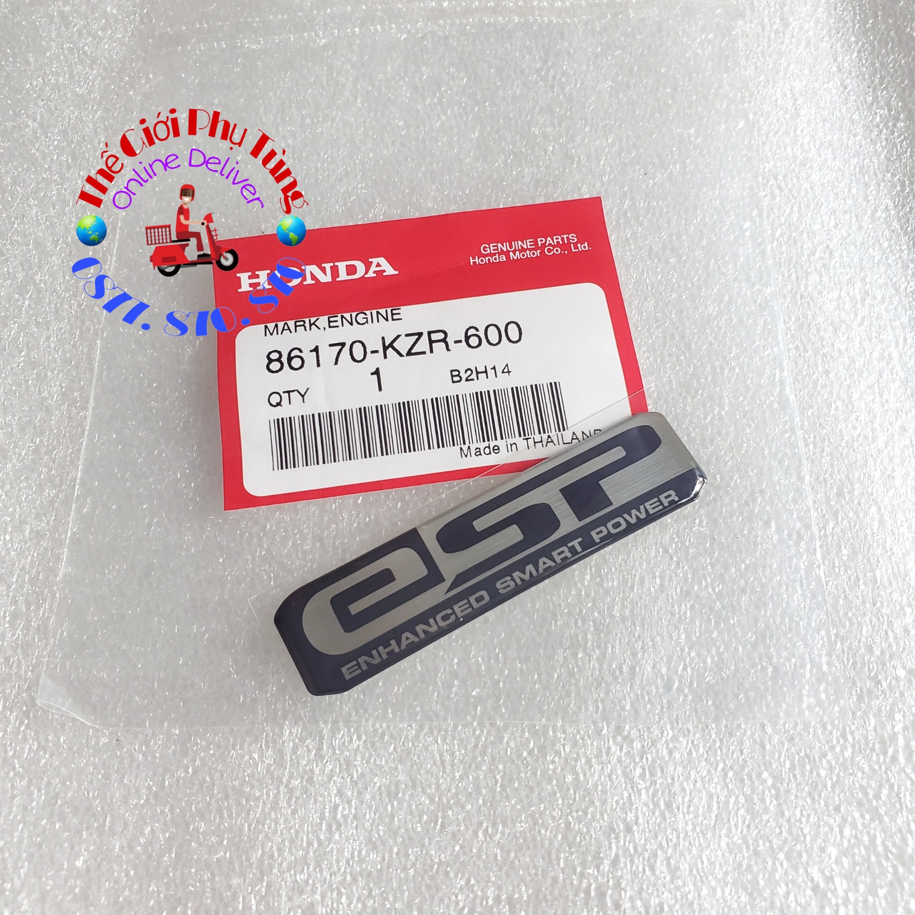 Tem esp, tem dán pô e vario zin honda thái lan - 86170-kzr-600