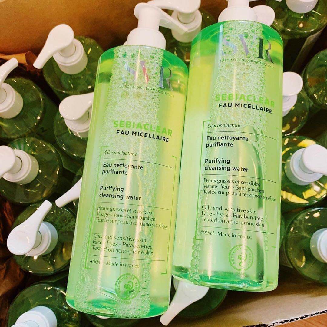 Tẩy trang cho da dầu, mụn SVR Sebiaclear Eau Micellaire 400ml